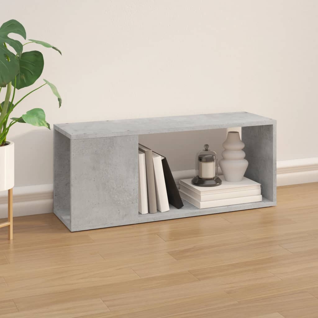vidaXL Szafka pod telewizor, szarość betonu, 80x24x32 cm