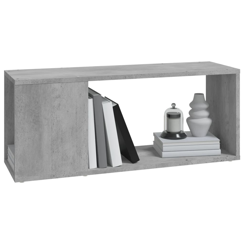 vidaXL Szafka pod telewizor, szarość betonu, 80x24x32 cm