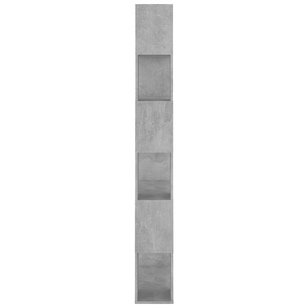 vidaXL Regał na książki/przegroda, szarość betonu, 80x24x186 cm