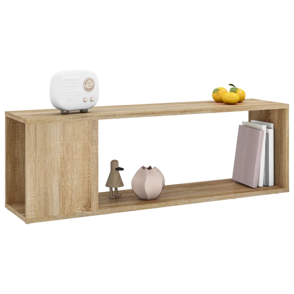 vidaXL Szafka pod TV, dąb sonoma 100x24x32 cm, materiał drewnopochodny