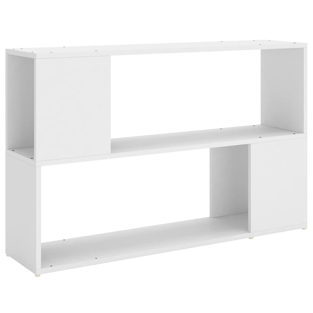 vidaXL Szafka na książki, biała, 100x24x63 cm, materiał drewnopochodny
