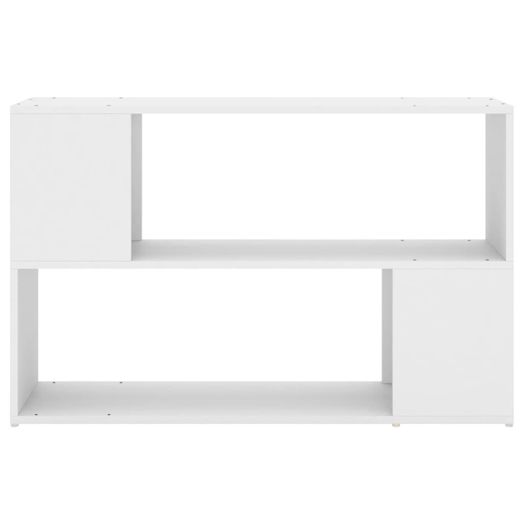 vidaXL Szafka na książki, biała, 100x24x63 cm, materiał drewnopochodny
