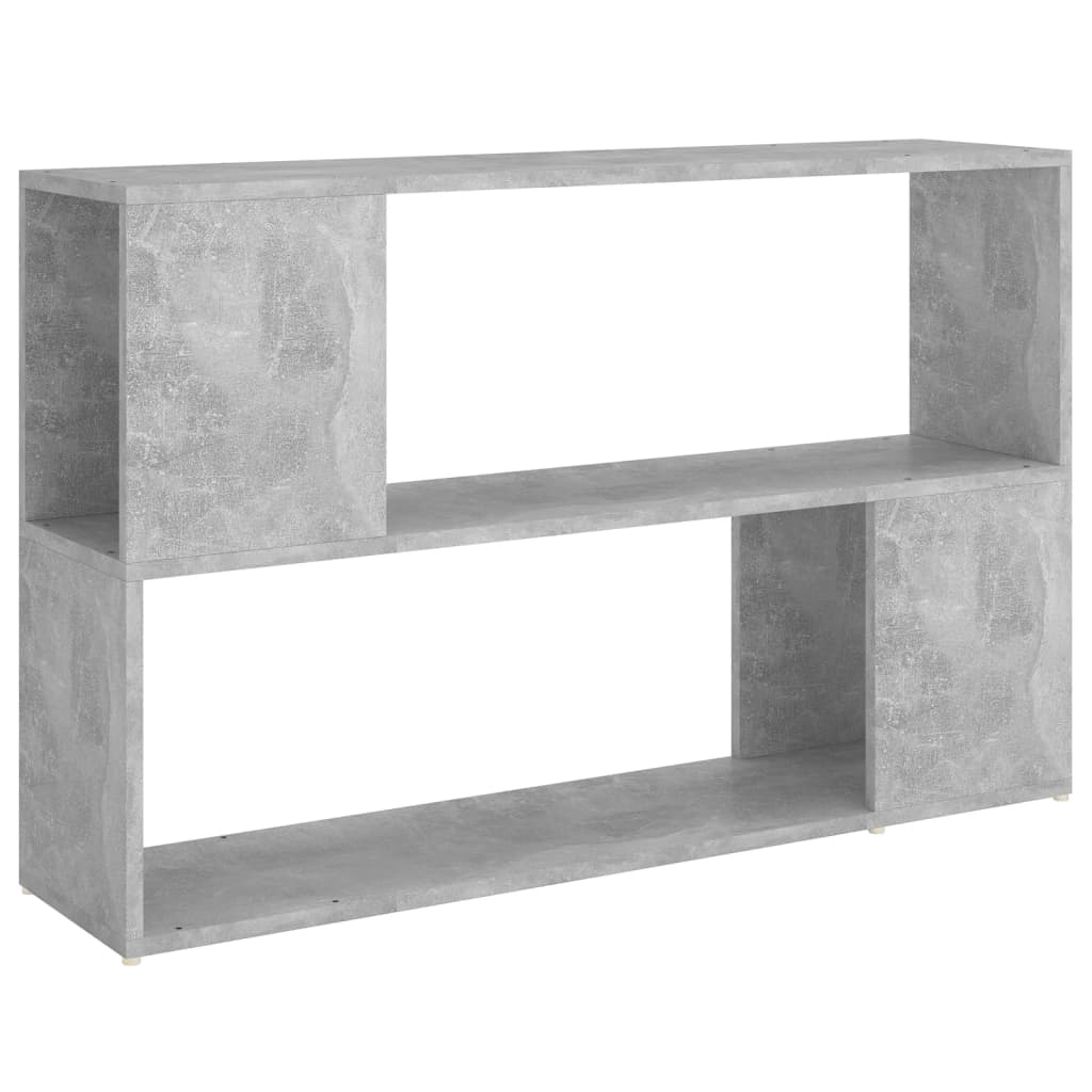 vidaXL Regał na książki, betonowy szary, 100x24x63 cm