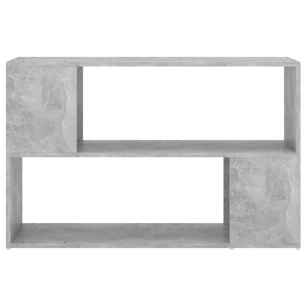 vidaXL Regał na książki, betonowy szary, 100x24x63 cm