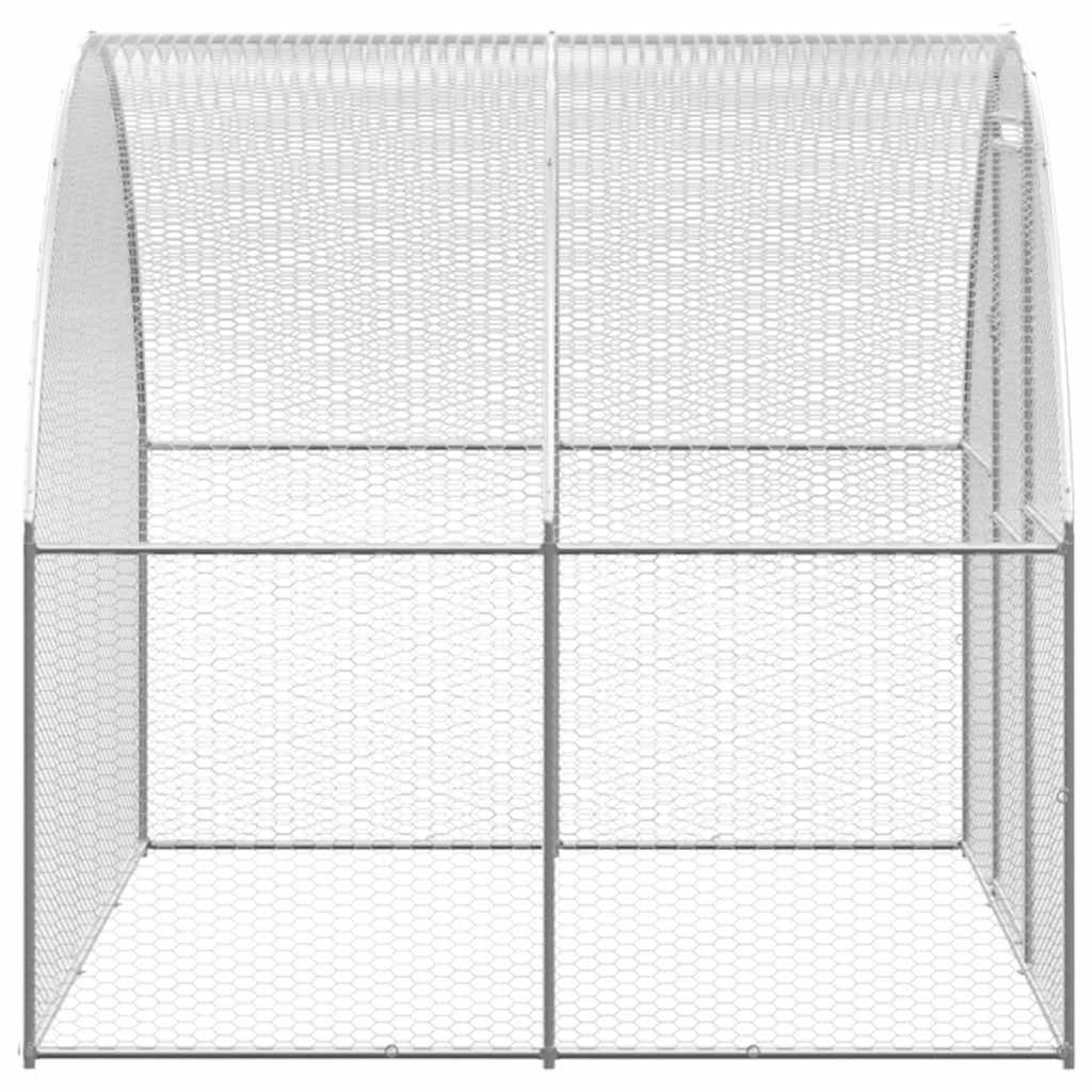 vidaXL Klatka zewnętrzna dla kurcząt, 3x2x2 m, stal galwanizowana