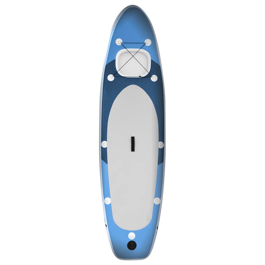 vidaXL Nadmuchiwana deska SUP z akcesoriami, błękitna, 330x76x10 cm