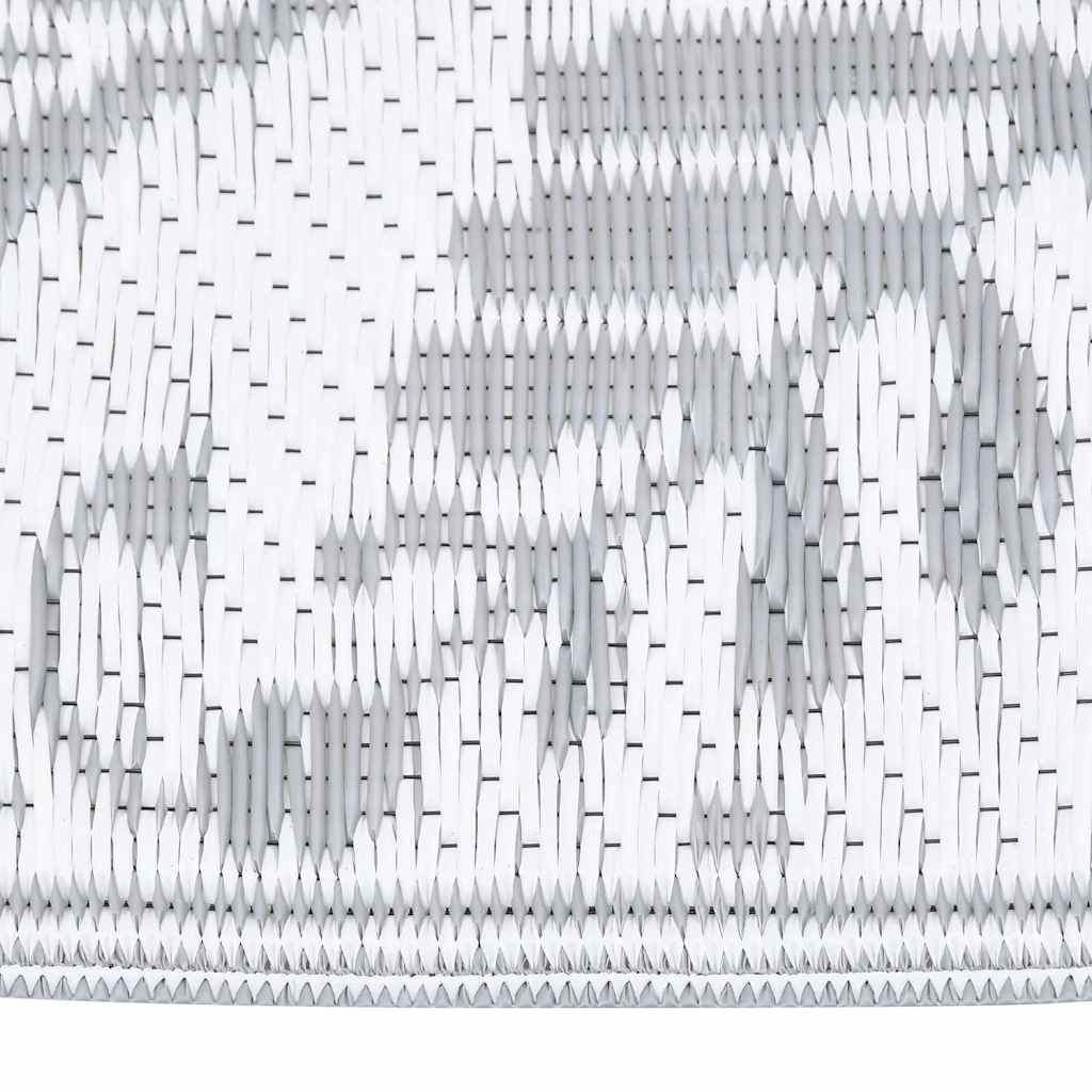 vidaXL Dywan zewnętrzny, ARAKIL Jasnoszary, 140x200 cm, PP