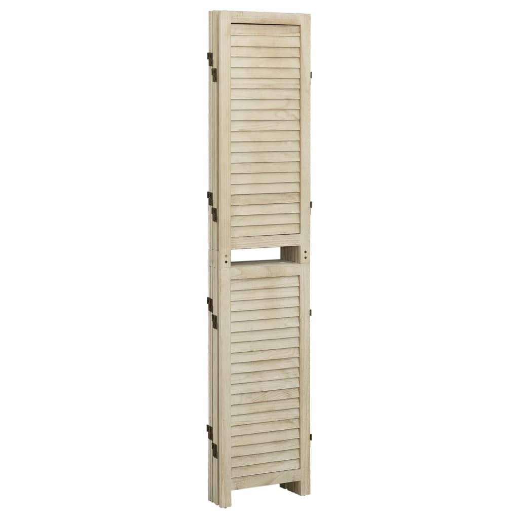 vidaXL Parawan pokojowy, 5-panelowy, 175x165 cm, drewno paulowni