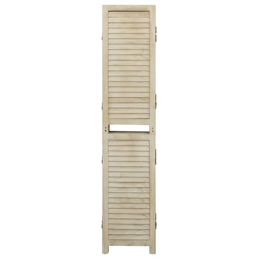 vidaXL Parawan pokojowy, 6-panelowy, 210x165 cm, drewno paulowni