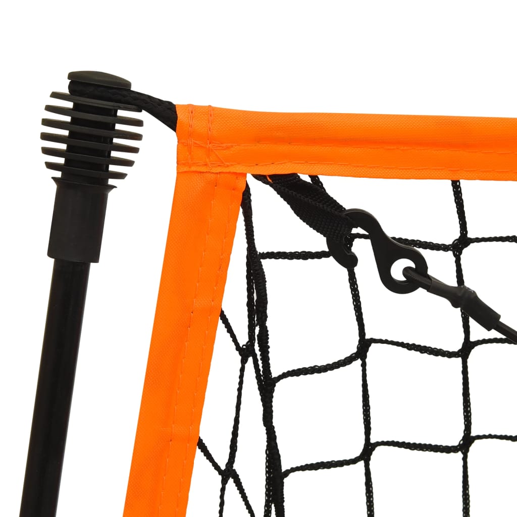 vidaXL Uniwersalny trenażer baseballowy, czarny, 174x76x158,5 cm