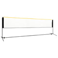 vidaXL Siatka do badmintona, regulowana, 500x103x94-158 cm, metalowa