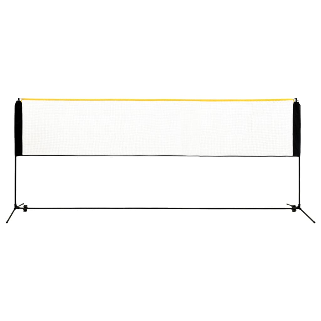 vidaXL Siatka do badmintona, regulowana, 400x103x94-158 cm, metalowa