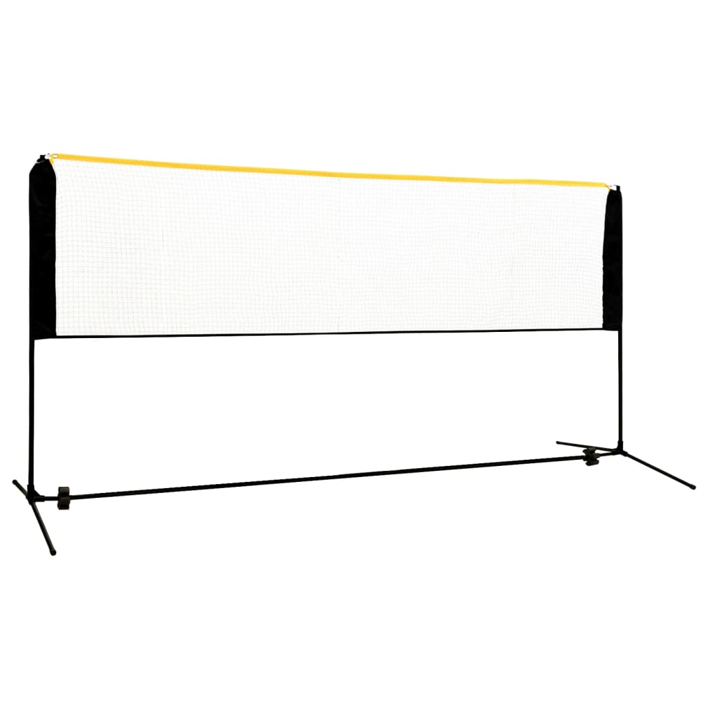 vidaXL Siatka do badmintona, regulowana, 300x103x94-158 cm, metalowa