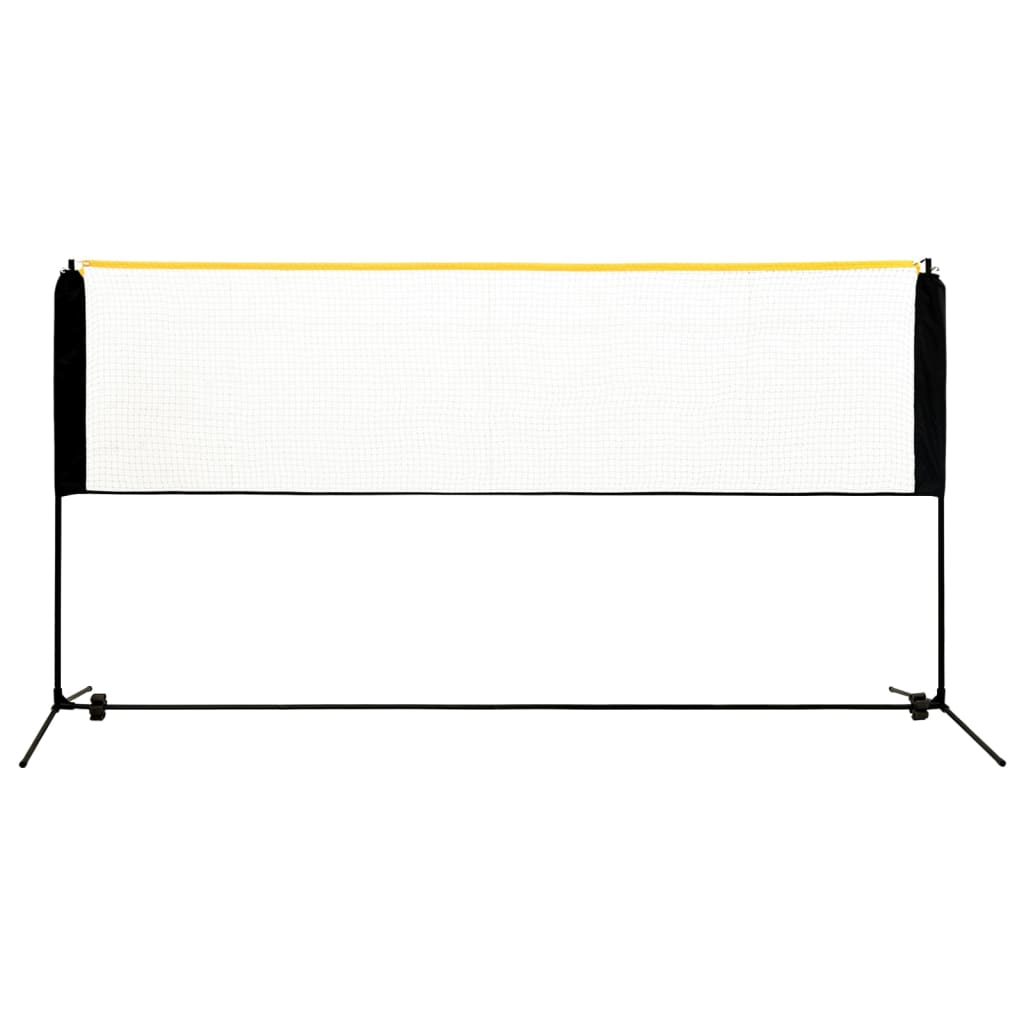 vidaXL Siatka do badmintona, regulowana, 300x103x94-158 cm, metalowa