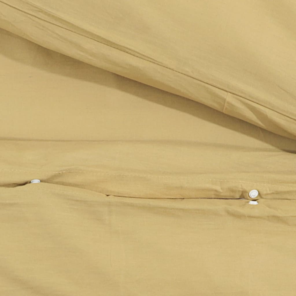 vidaXL Zestaw pościeli, kolor taupe, 135x200 cm, lekka mikrofibra
