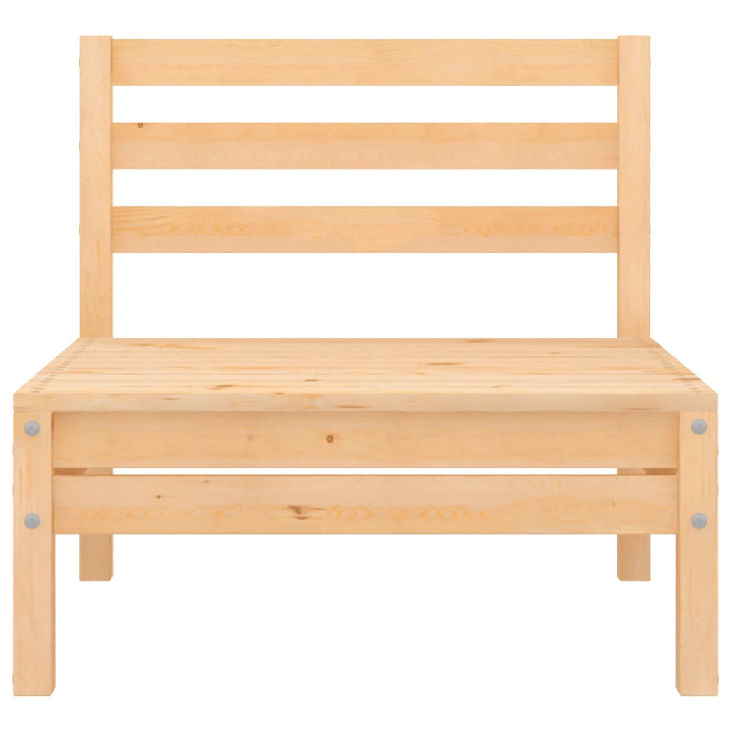 vidaXL Ogrodowa sofa środkowa, lite drewno sosnowe