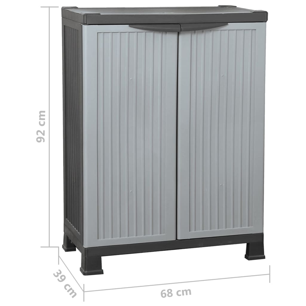 vidaXL Szafka plastikowa, 68x39x92 cm