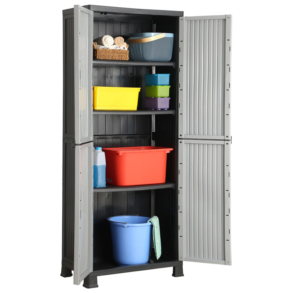 vidaXL Szafka plastikowa, 68x39x171,5 cm