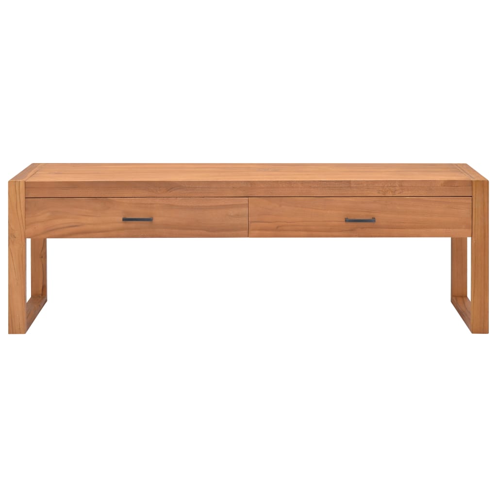 vidaXL Szafka pod telewizor, 120x40x45 cm, lite drewno tekowe