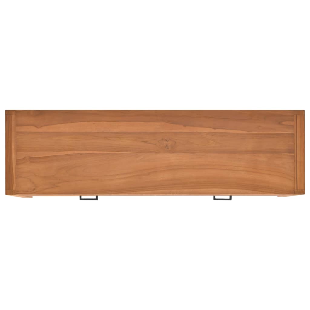vidaXL Szafka pod telewizor, 120x40x45 cm, lite drewno tekowe