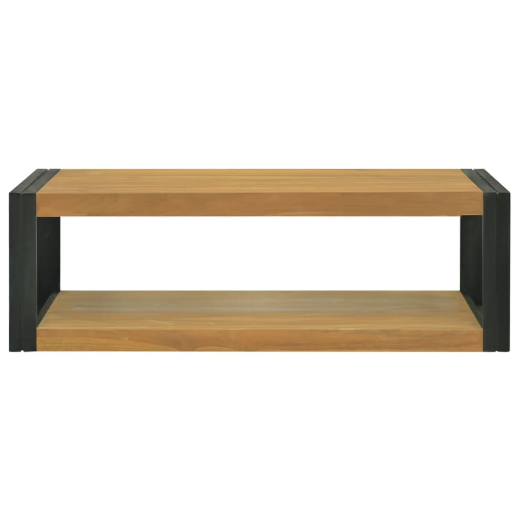 vidaXL Łazienkowa półka ścienna, 110x45x35 cm, lite drewno tekowe