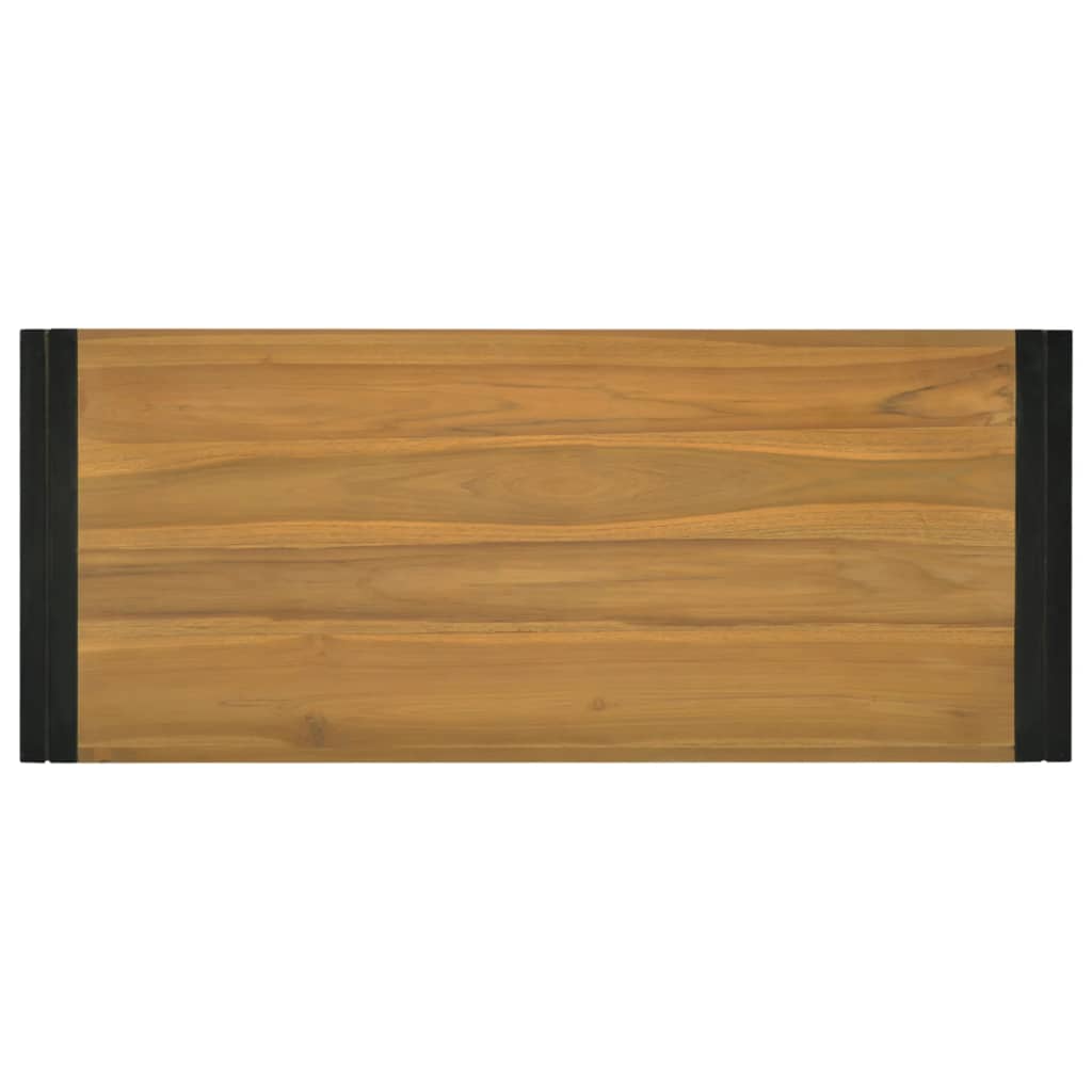 vidaXL Łazienkowa półka ścienna, 110x45x35 cm, lite drewno tekowe