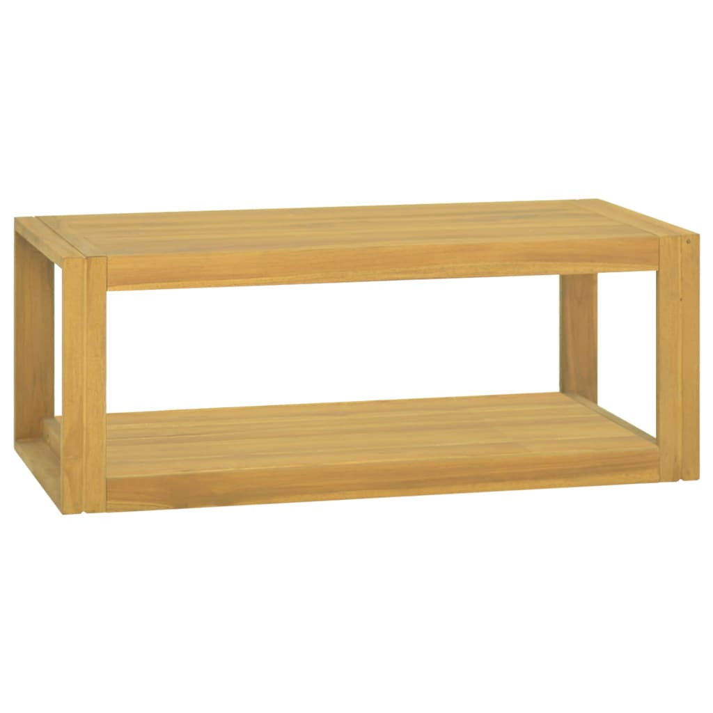 vidaXL Łazienkowa półka ścienna, 90x45x35 cm, lite drewno tekowe