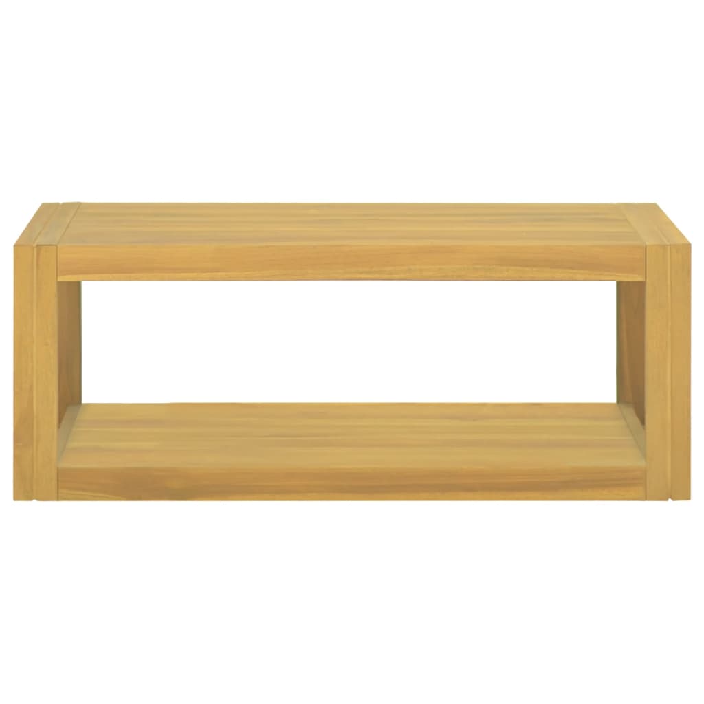 vidaXL Łazienkowa półka ścienna, 90x45x35 cm, lite drewno tekowe