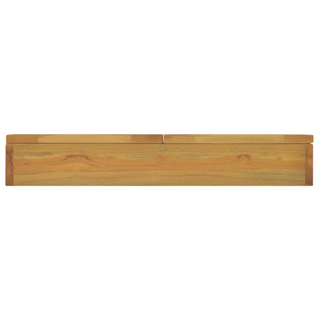 vidaXL Szafka z lustrem, 60x10x40 cm, lite drewno tekowe