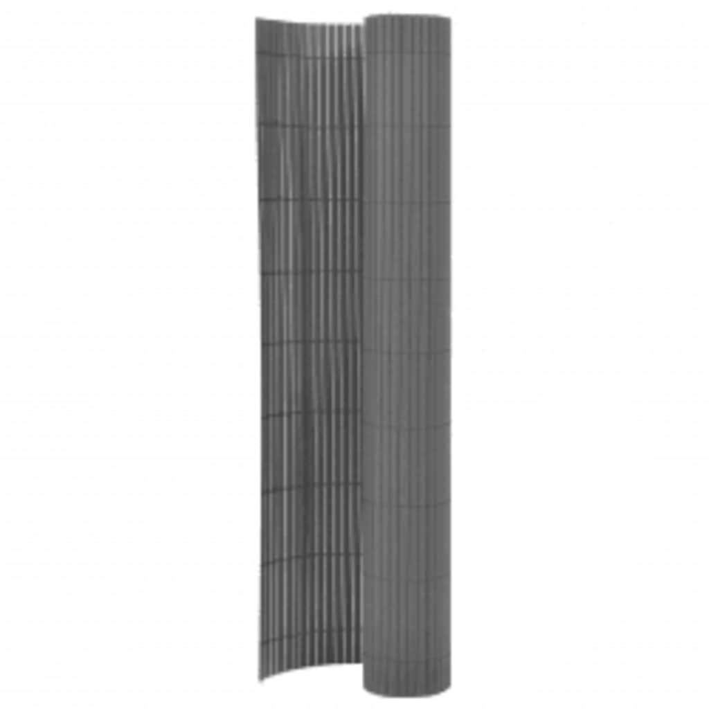 vidaXL Ogrodzenie dwustronne, 110 x 300 cm, szare