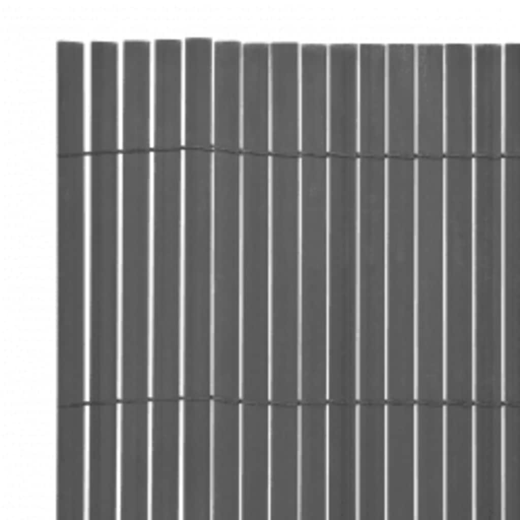 vidaXL Ogrodzenie dwustronne, 110 x 300 cm, szare