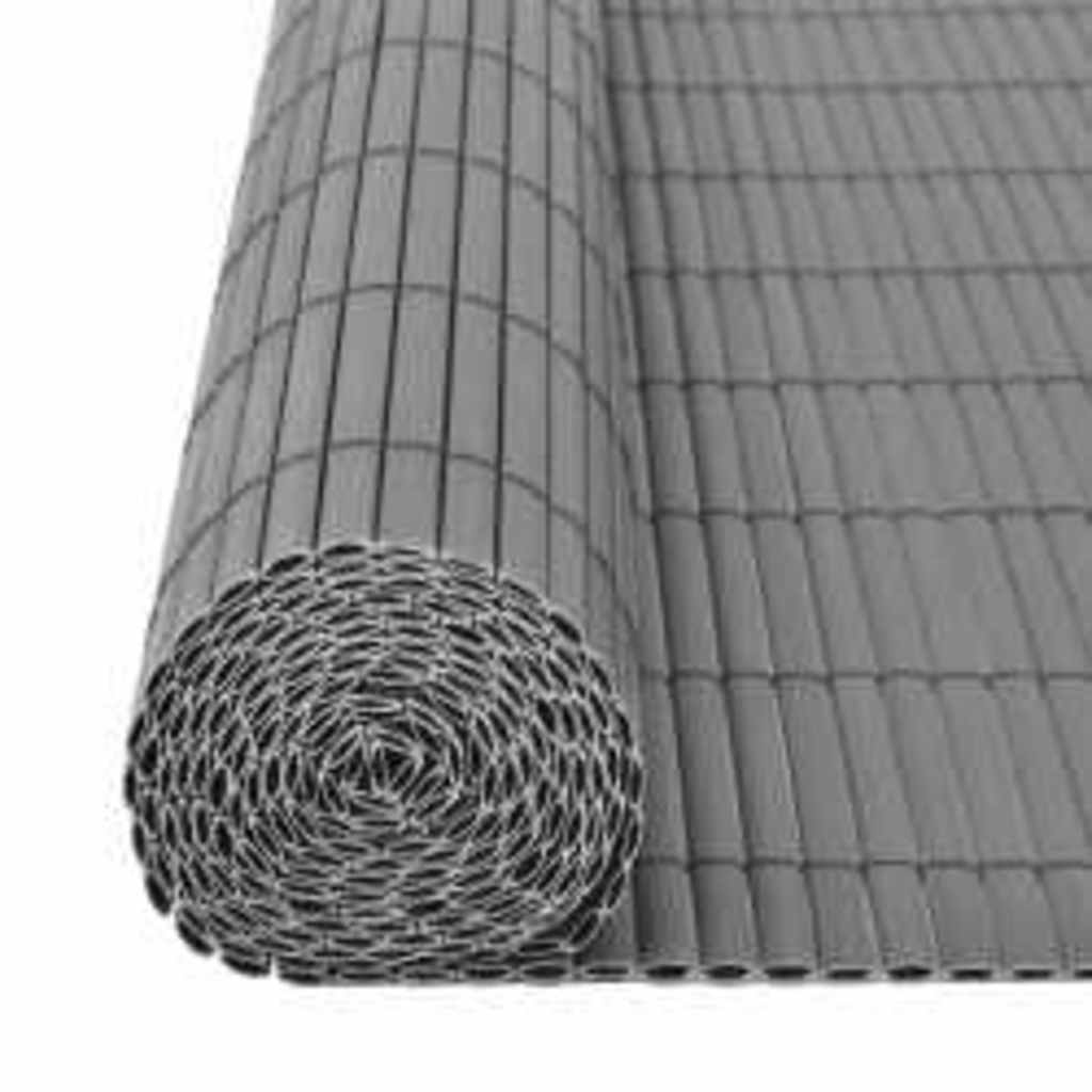 vidaXL Ogrodzenie dwustronne, 110 x 400 cm, szare