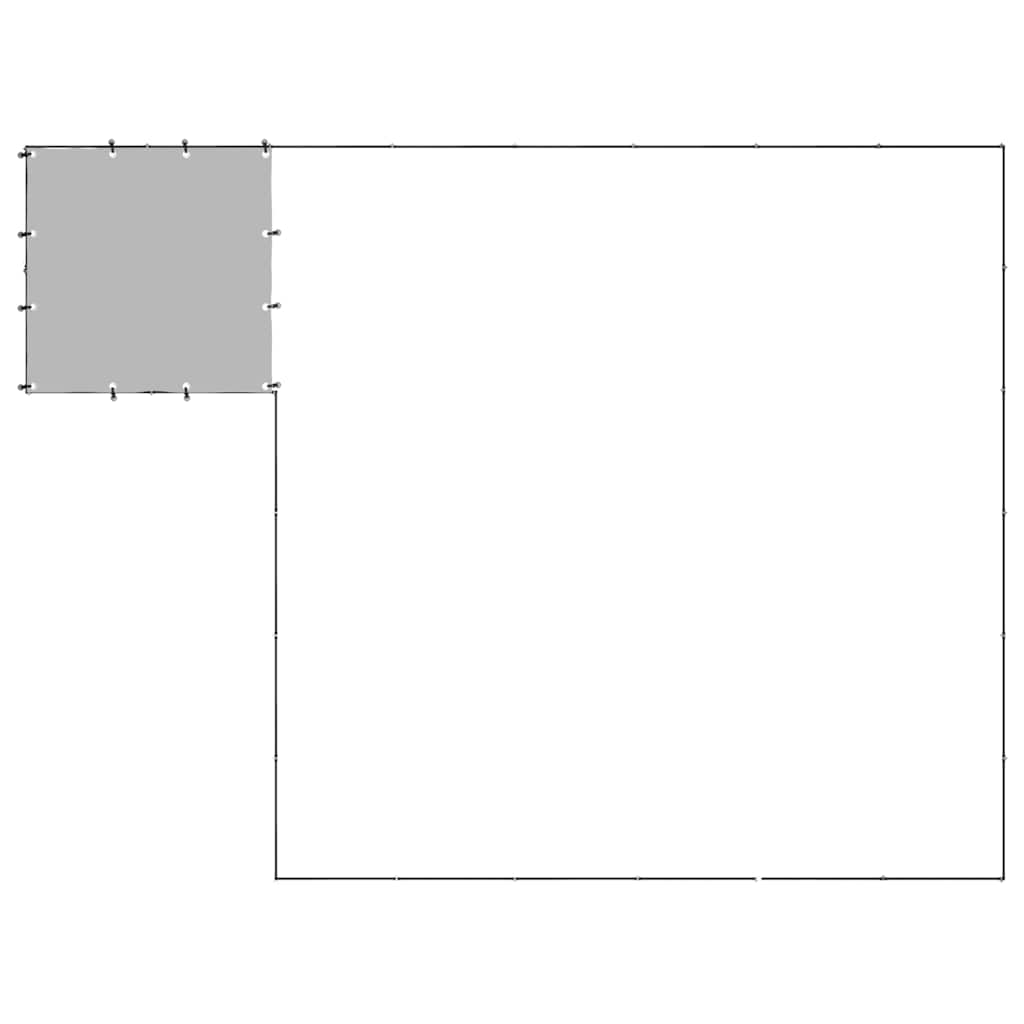 vidaXL Kojec dla psa, czarny, 12,1 m², stalowy