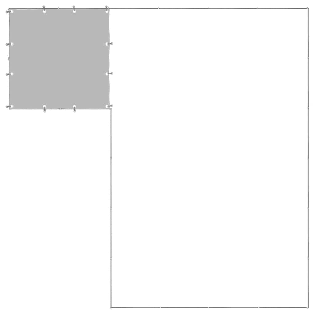 vidaXL Kojec dla psa, srebrny, 8,47 m², stalowy