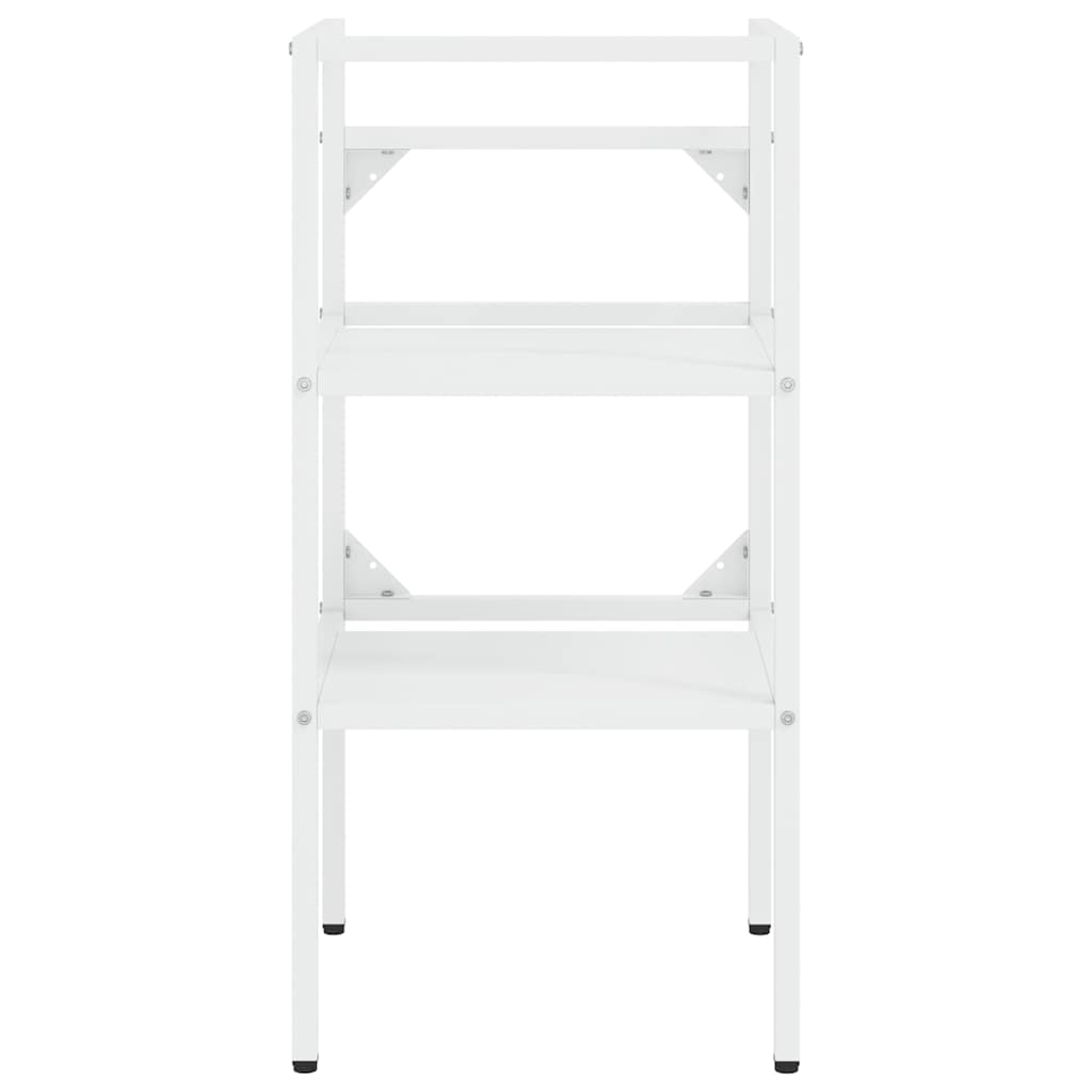 vidaXL Stelaż pod umywalkę, biały, 40x38x83 cm, żelazny
