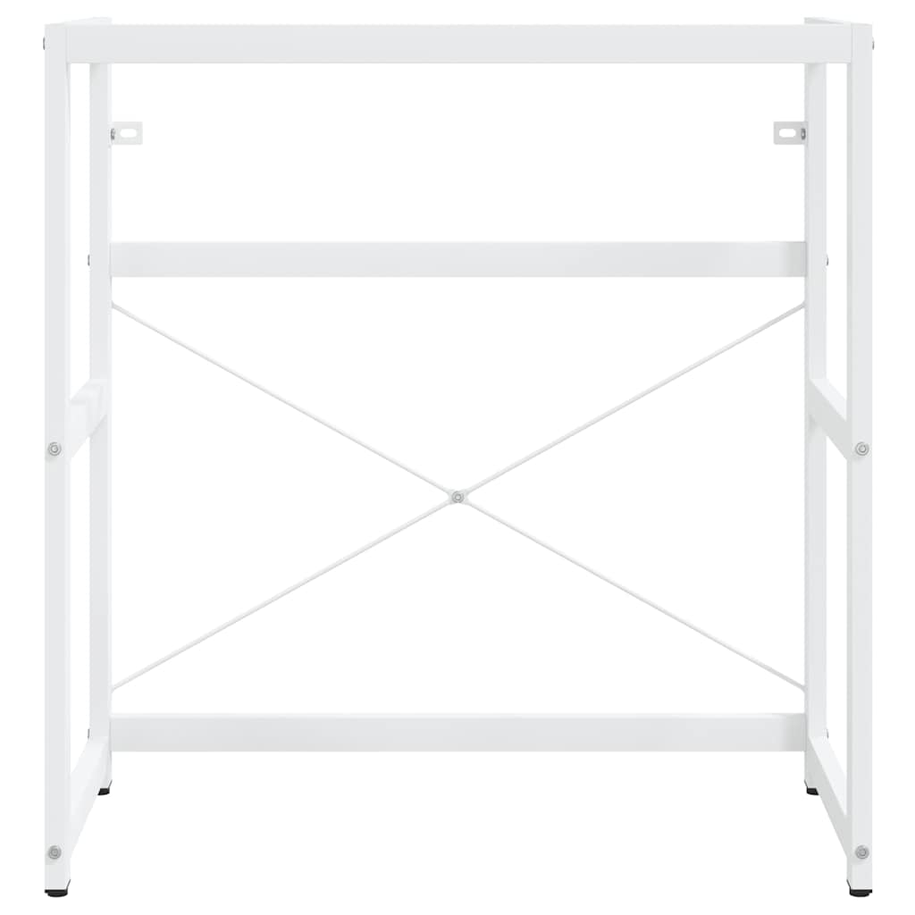 vidaXL Stelaż pod umywalkę, biały, 79x38x83 cm, żelazny