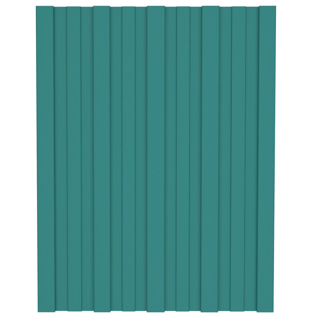 vidaXL Panel dachowy 36 pcs zielony 60 x 45 cm Stal galwanizowana