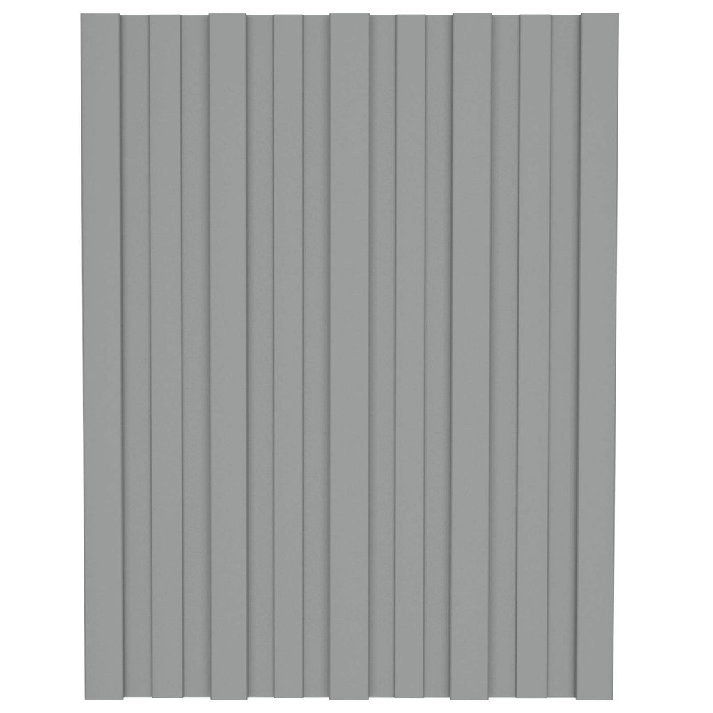 vidaXL Panel dachowy 36 pcs Szary 60 x 45 cm Stal galwanizowana