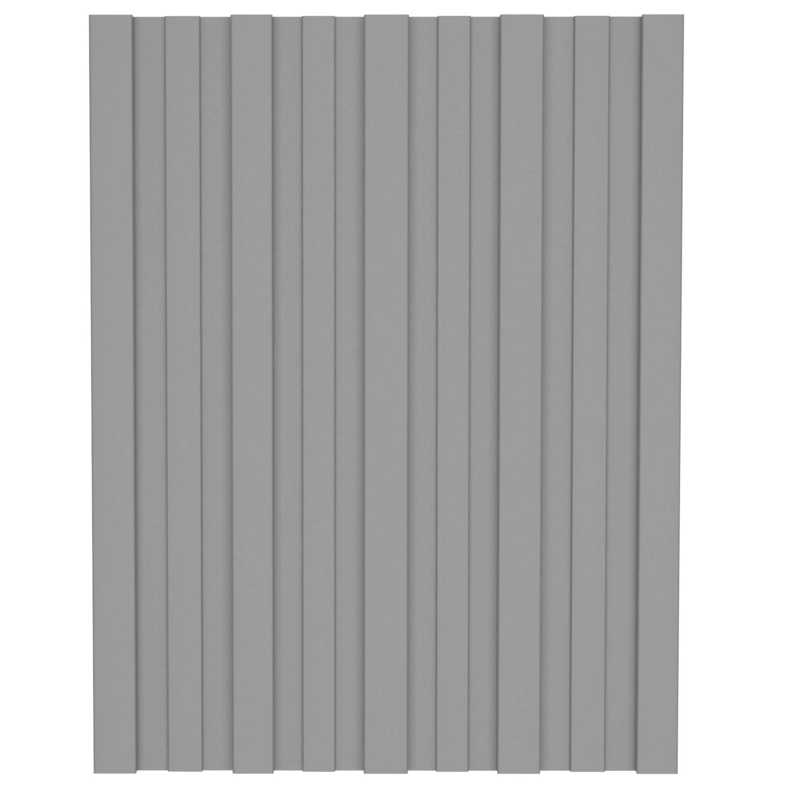 vidaXL Panel dachowy 36 pcs Szary 60 x 45 cm Stal galwanizowana