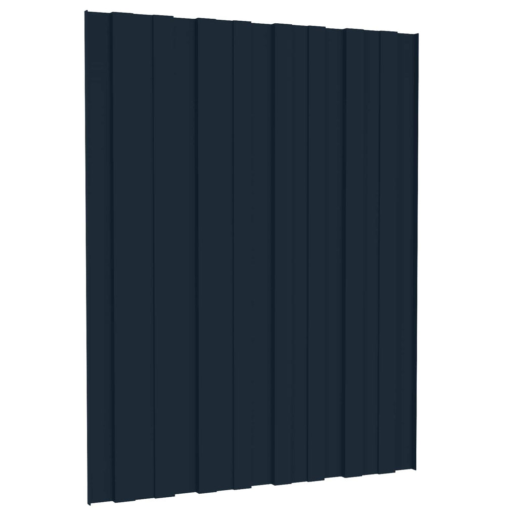 vidaXL Panel dachowy 12 pcs antracytowy 60 x 45 cm Stal galwanizowana