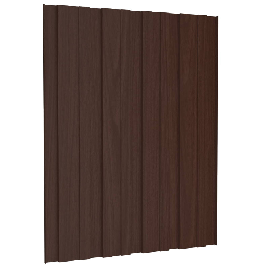 vidaXL Panel dachowy 36 pcs brązowy 60 x 45 cm Stal galwanizowana
