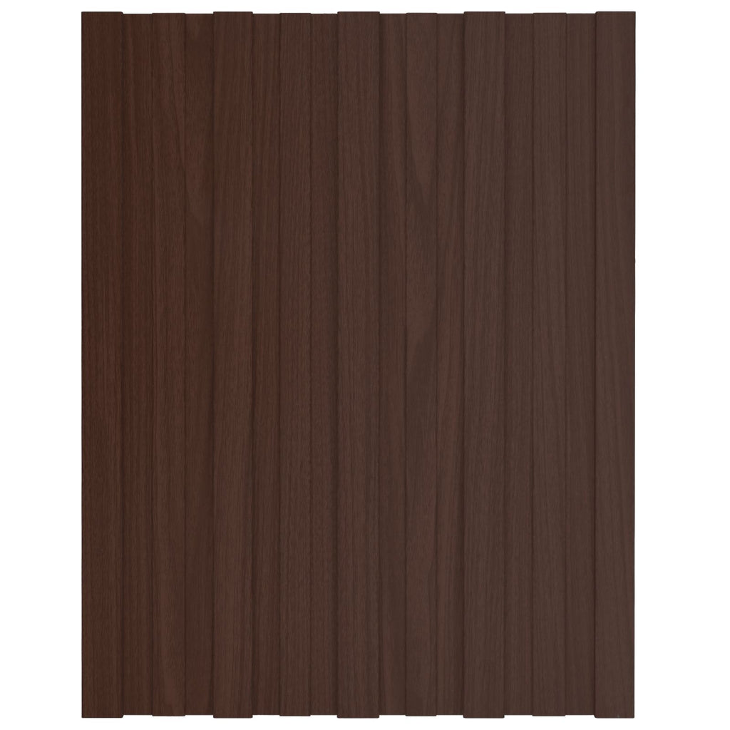 vidaXL Panel dachowy 36 pcs brązowy 60 x 45 cm Stal galwanizowana