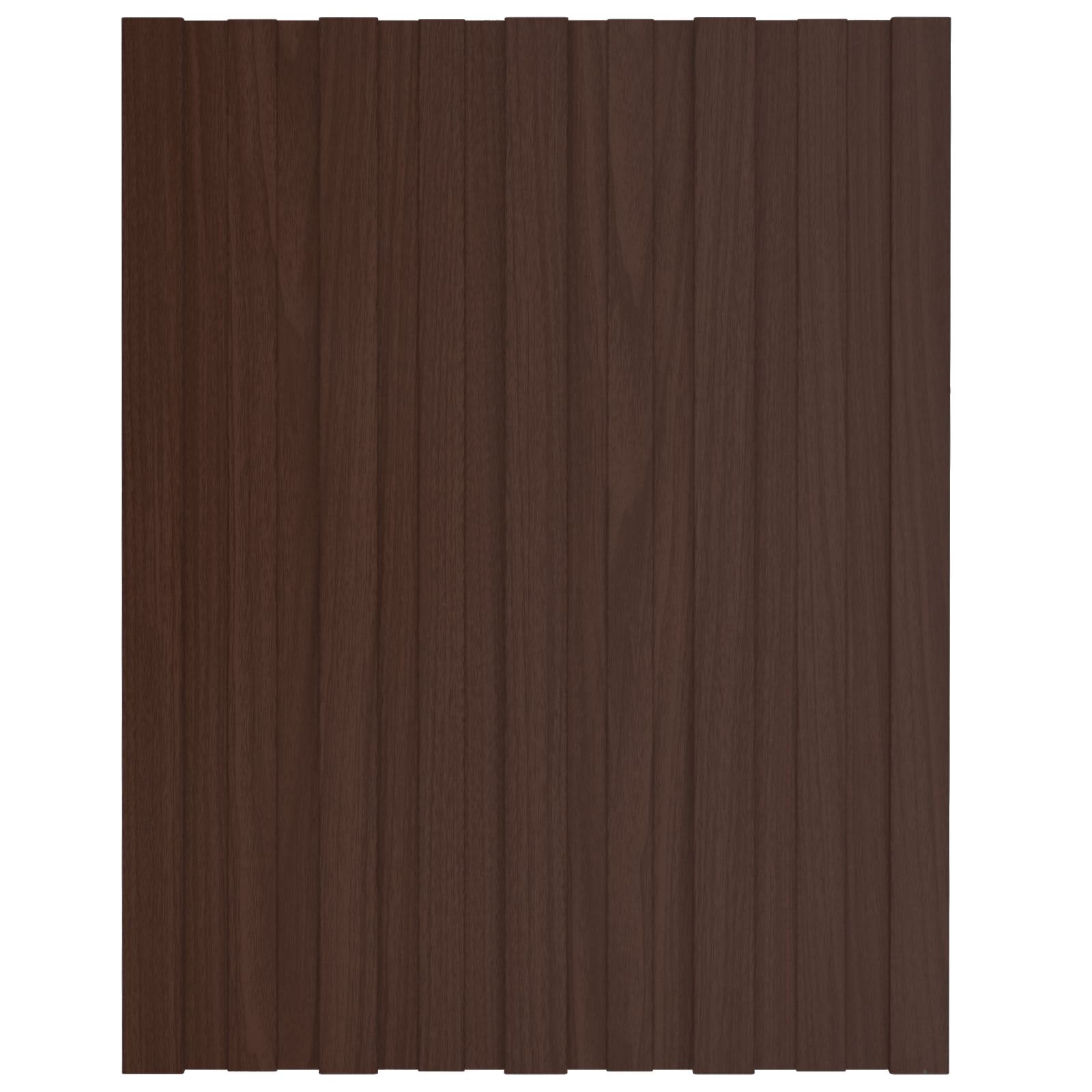 vidaXL Panel dachowy 36 pcs brązowy 60 x 45 cm Stal galwanizowana