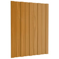 vidaXL Panel dachowy 12 pcs naturalny 60 x 45 cm Stal galwanizowana