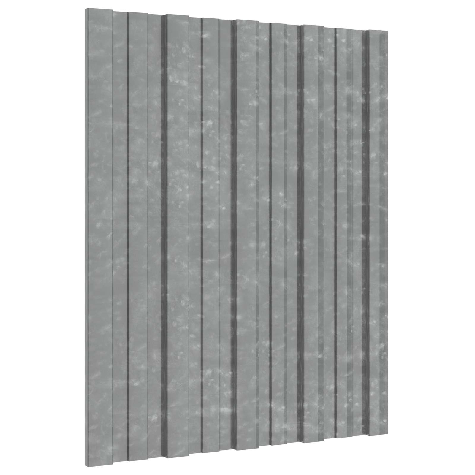 vidaXL Panel dachowy 36 pcs srebrny 60 x 45 cm Stal galwanizowana