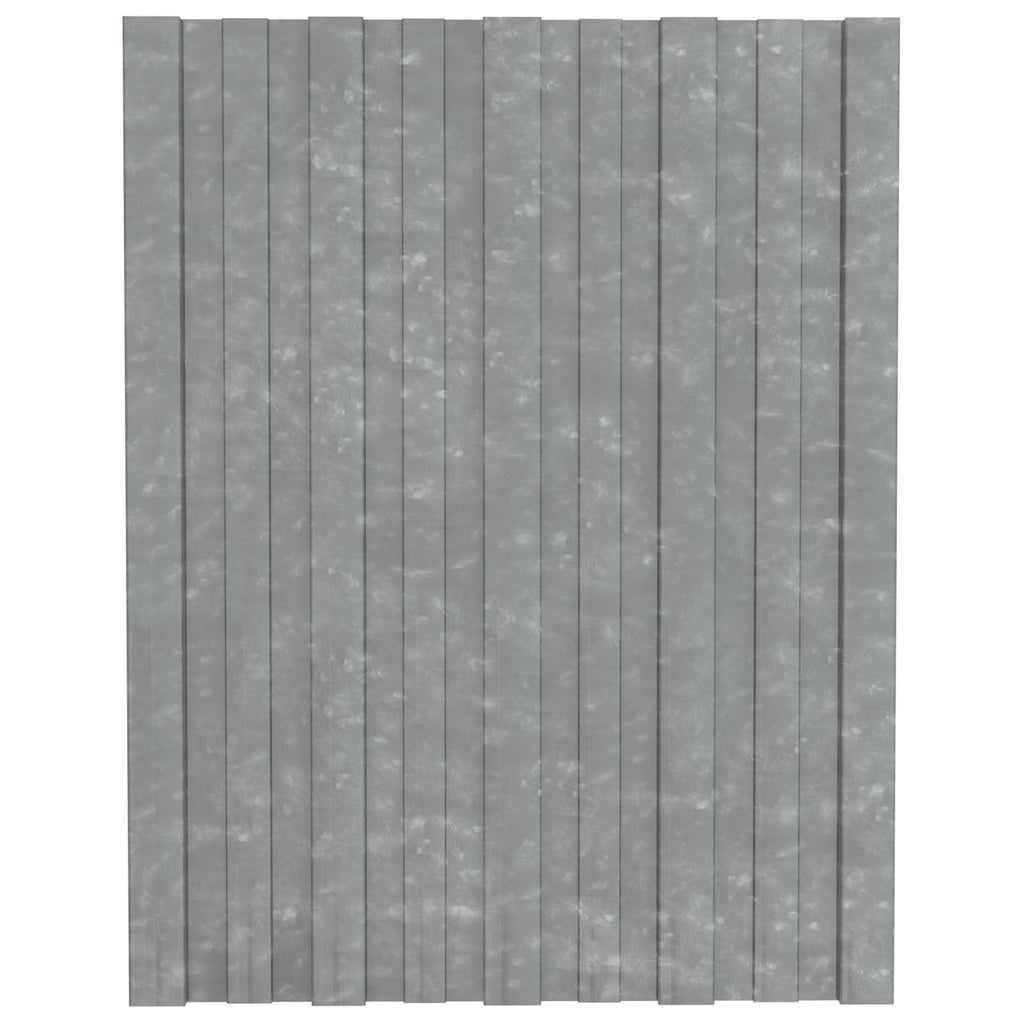 vidaXL Panel dachowy 36 pcs srebrny 60 x 45 cm Stal galwanizowana