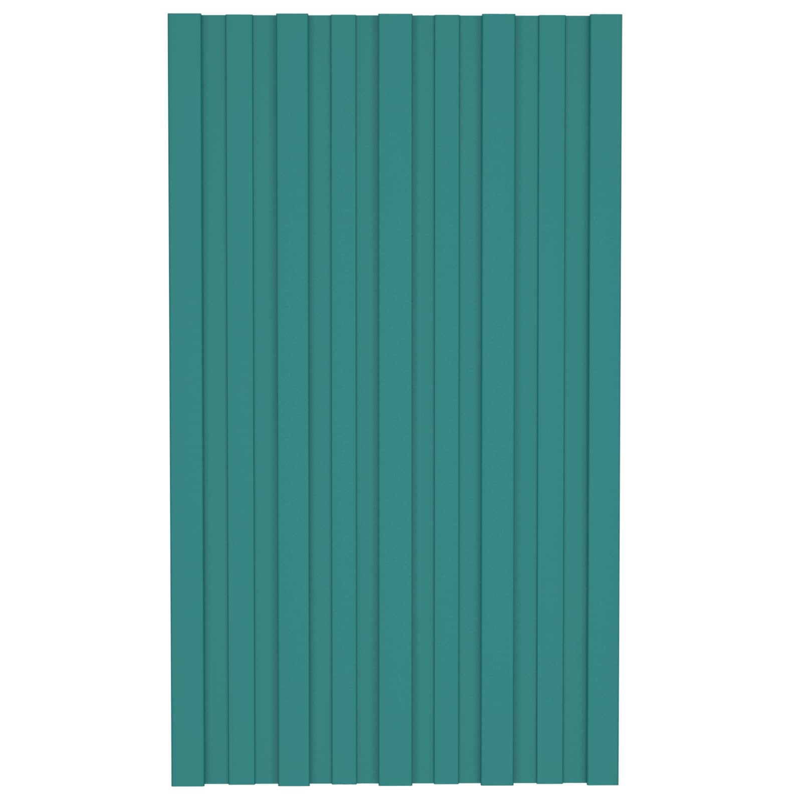 vidaXL Panel dachowy 36 pcs zielony 80 x 45 cm Stal galwanizowana
