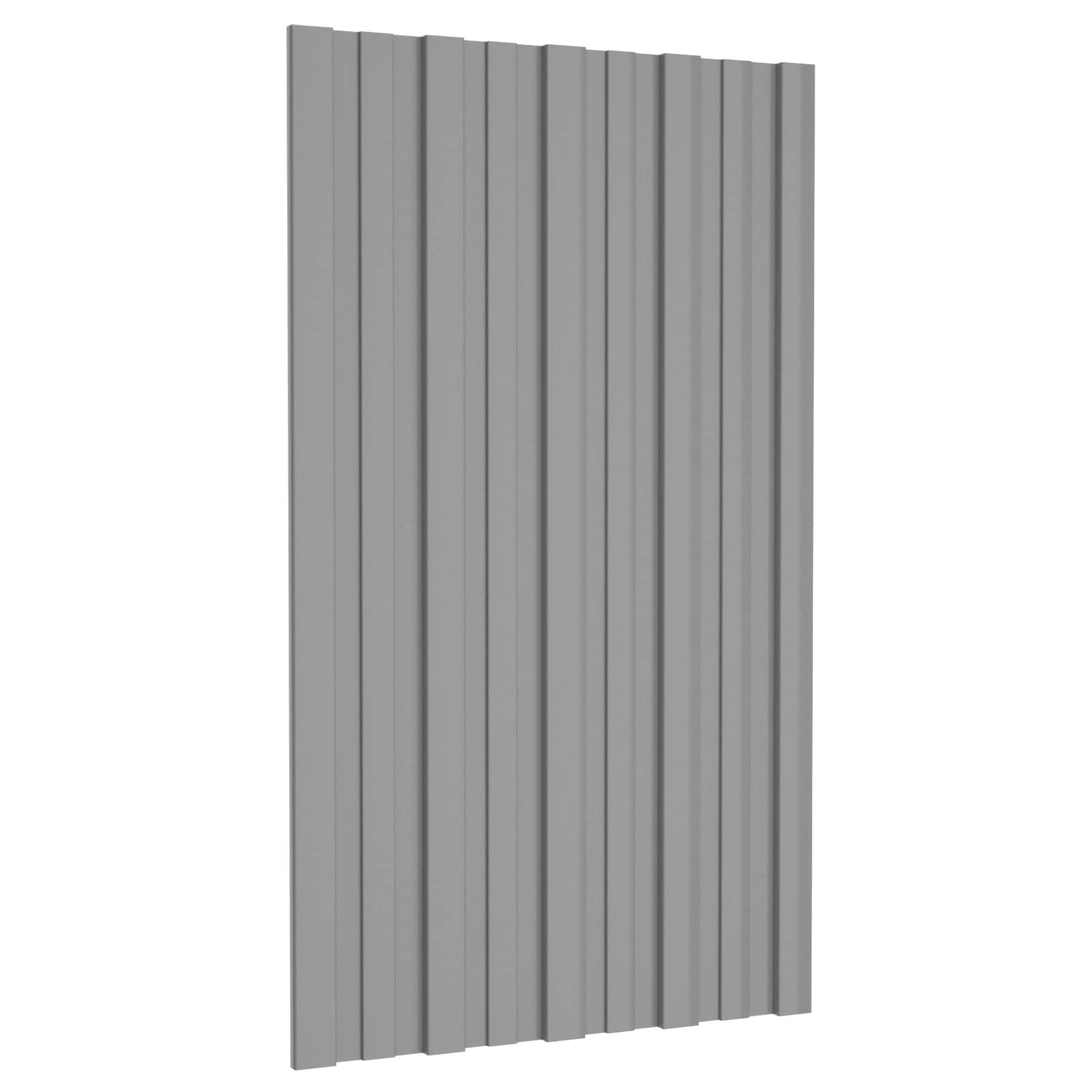 vidaXL Panel dachowy 36 pcs Szary 80 x 45 cm Stal galwanizowana