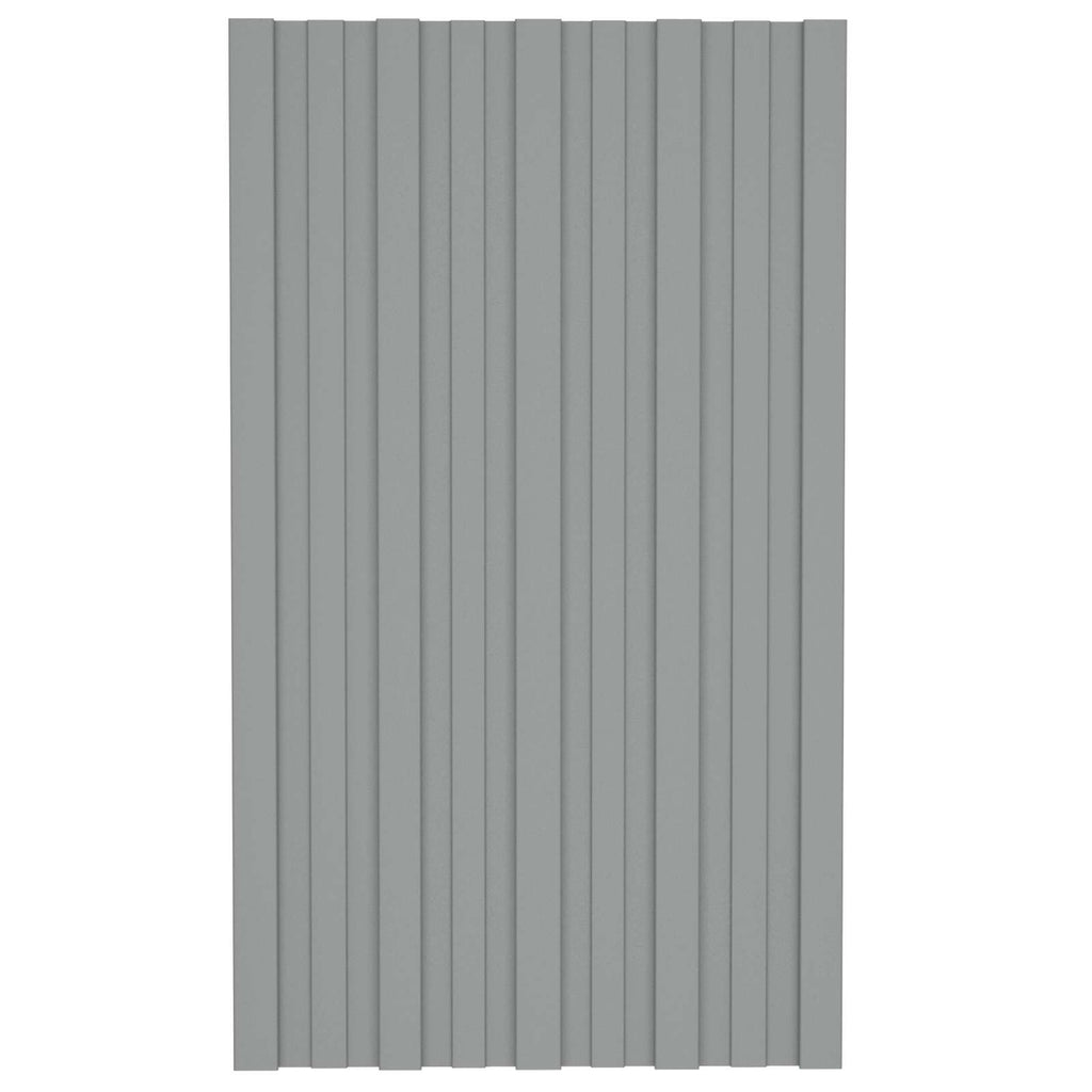vidaXL Panel dachowy 36 pcs Szary 80 x 45 cm Stal galwanizowana