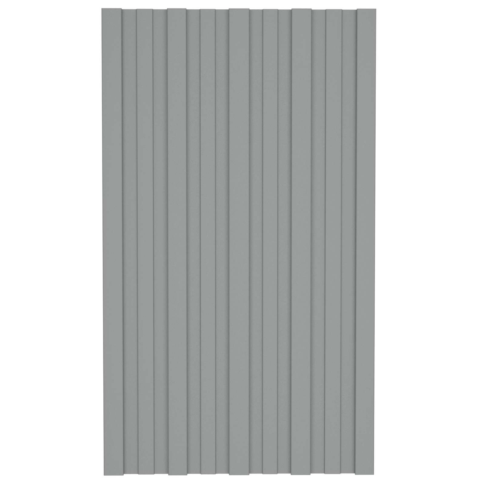 vidaXL Panel dachowy 36 pcs Szary 80 x 45 cm Stal galwanizowana